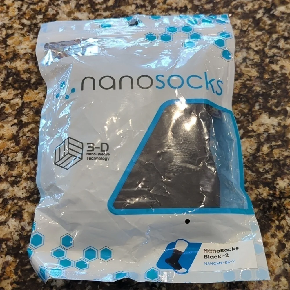Nanosocks One pair Black Compression